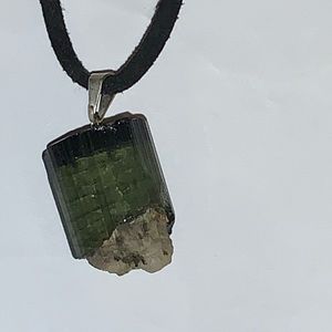 Watermelon tourmaline necklace